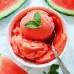 5-Minute Watermelon Sorbet Recipe