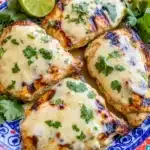 Grilled Salsa Verde Chicken with Pepper Jack Recipe