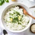 Lemon Feta Basil Rice Recipe