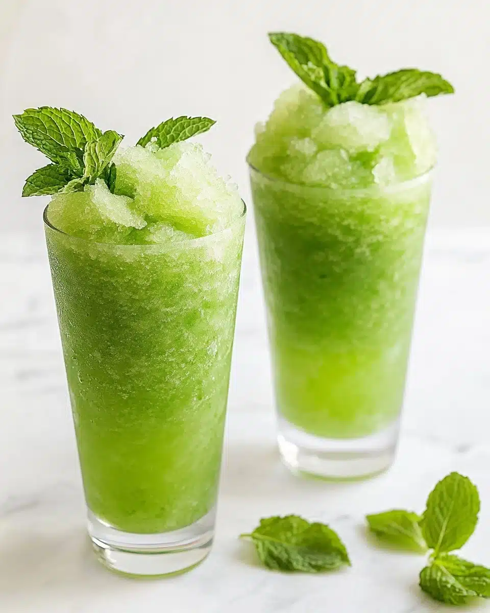 Mint Lemonade Slush Recipe