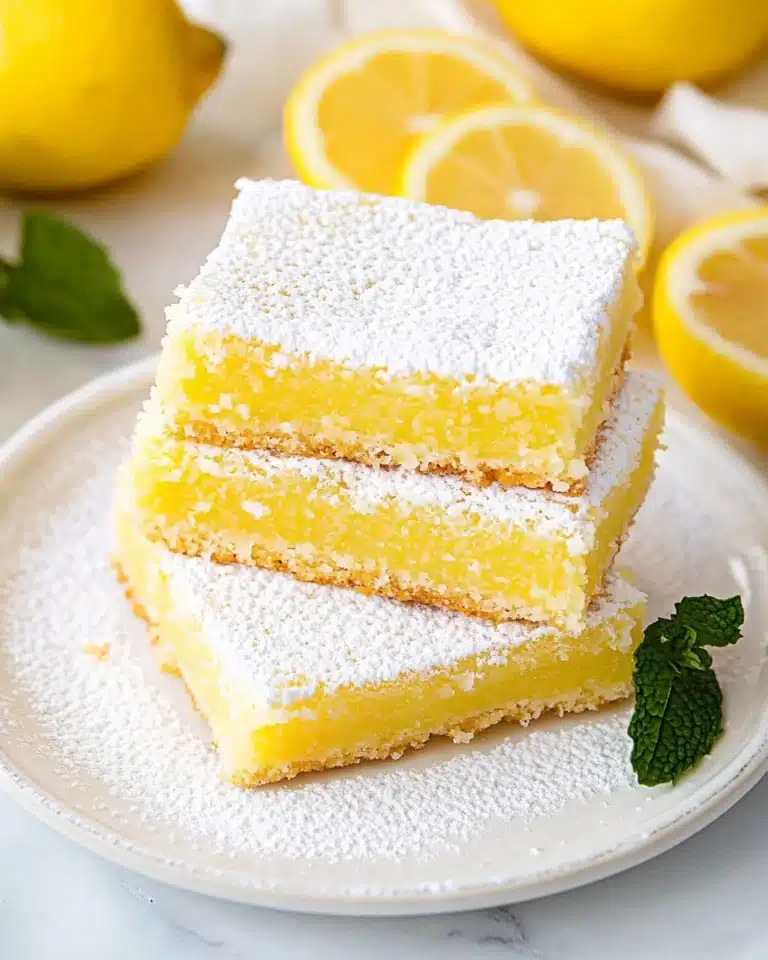 2 Ingredient Lemon Bars Recipe