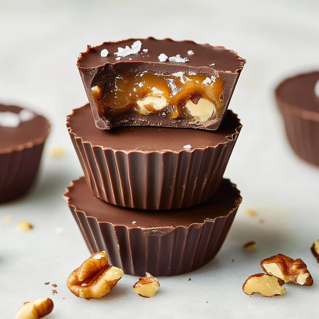 Chocolate Hazelnut Butter Cups Recipe - Recipe Image