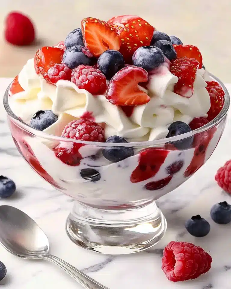 Summer Berry Cheesecake Salad Recipe