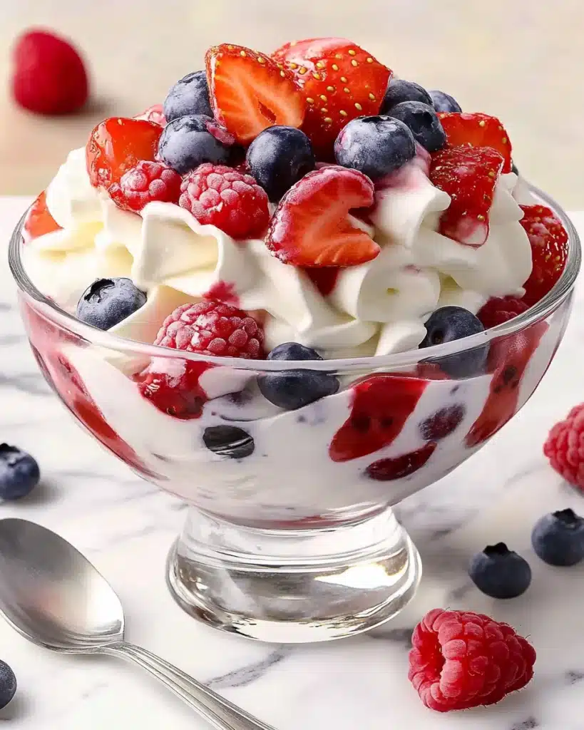 Summer Berry Cheesecake Salad Recipe