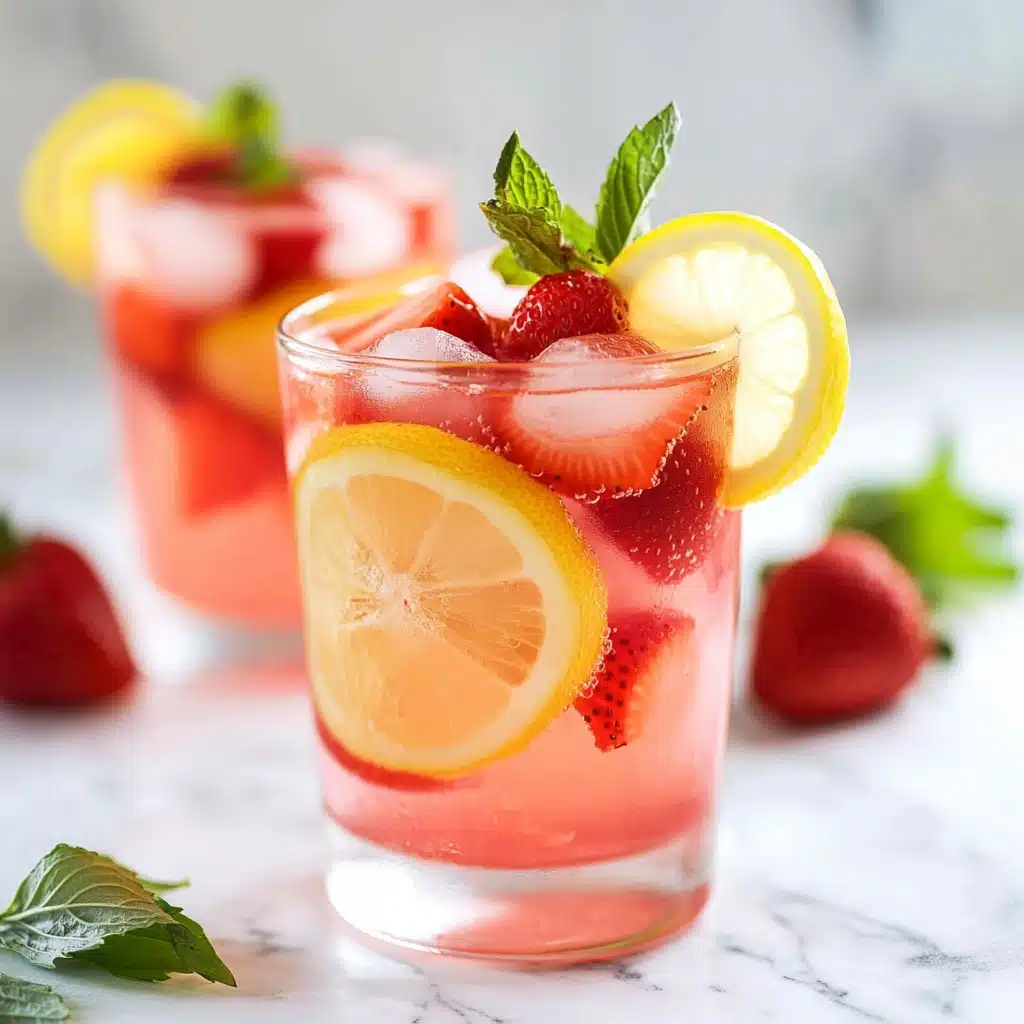 Strawberry Sprite Mocktail Recipe - Recipe Image