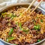 Mongolian Beef Noodles Recipe