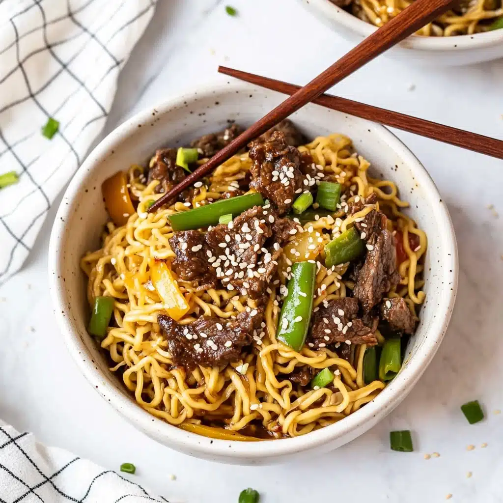 Mongolian Beef Noodles Recipe - Recipe Image
