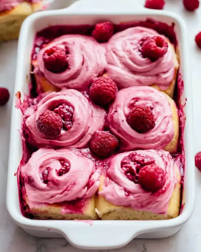 Raspberry Rolls Easy and Gooey Recipe