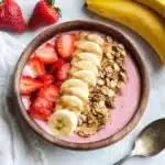 Easy Strawberry Banana Smoothie Bowl Recipe