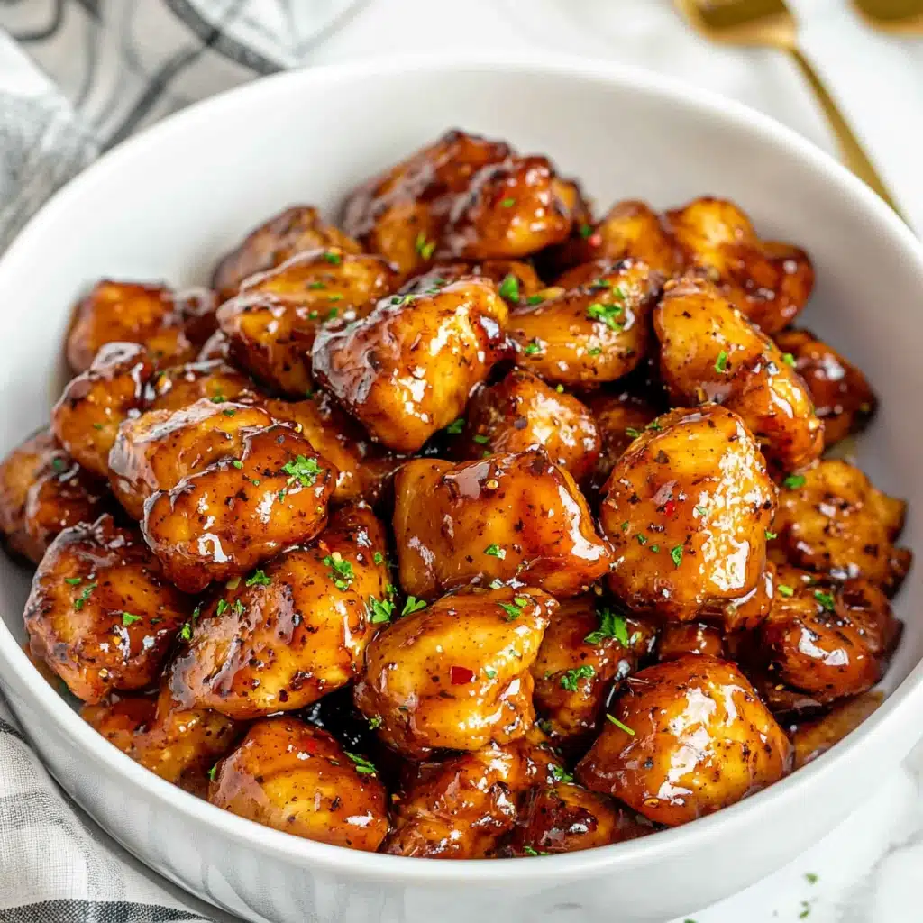Honey Garlic Chicken Bites Recipe - Recipe Image
