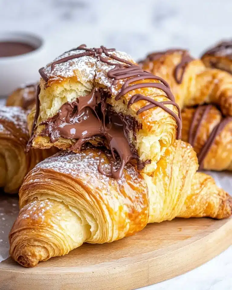 Air Fryer Croissants (with Nutella and Chocolate Chip) Recipe