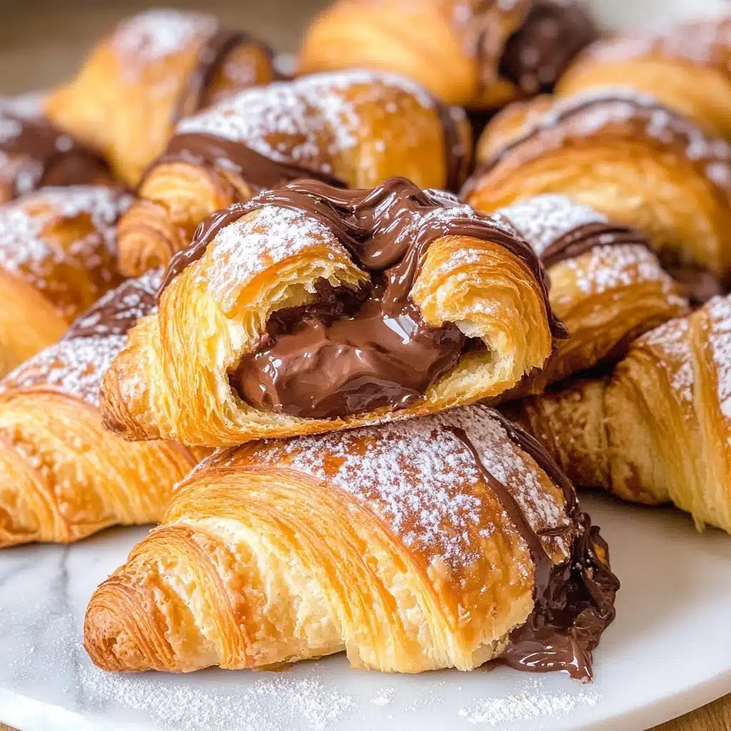 Air Fryer Croissants (with Nutella and Chocolate Chip) Recipe - Recipe Image