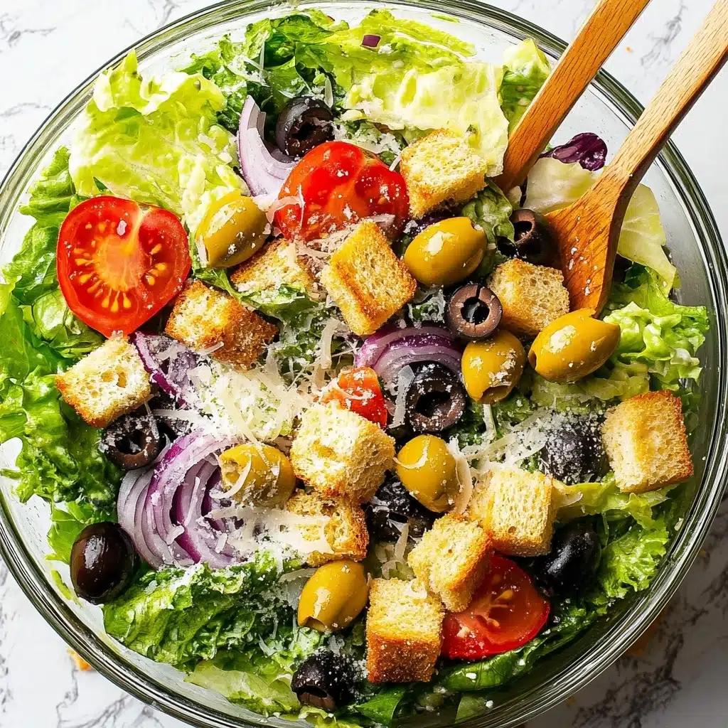 Easy Olive Garden Salad Recipe - Recipe Image