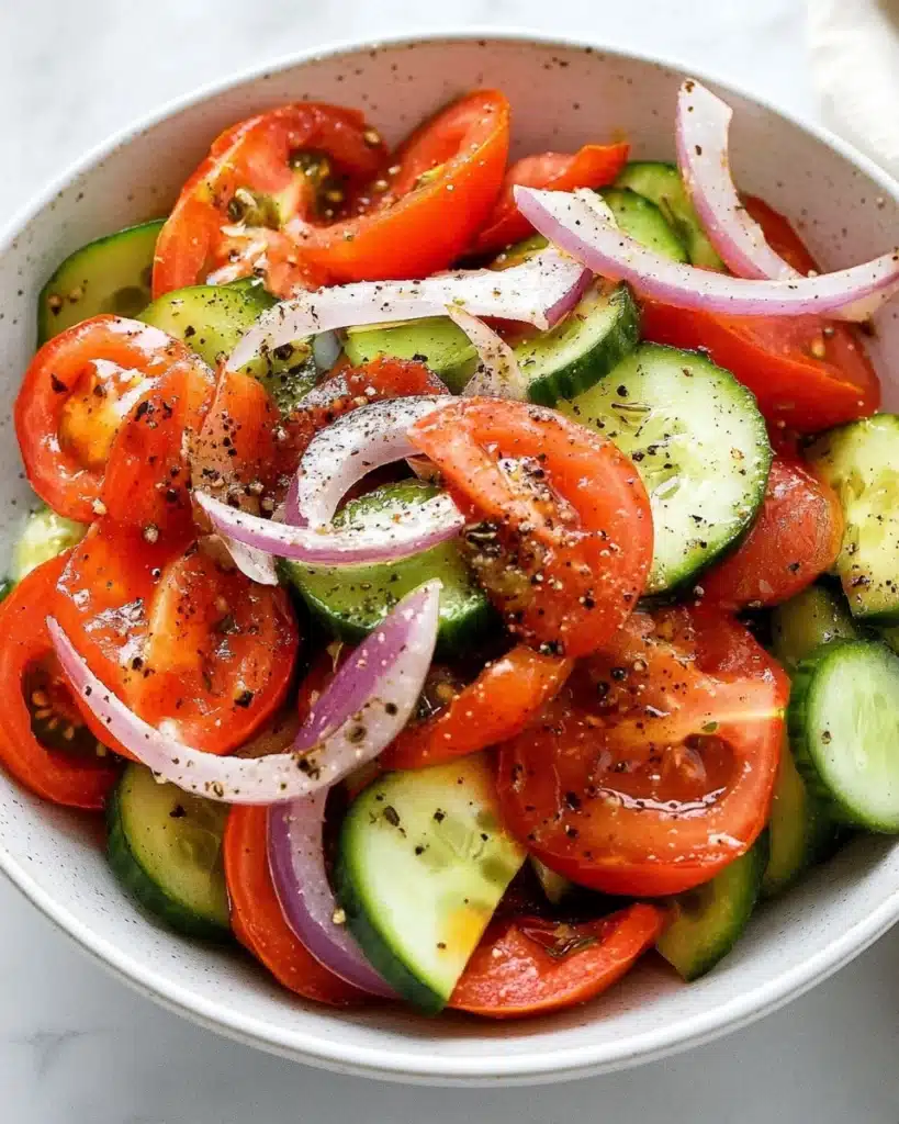 Cucumber Tomato Salad Recipe