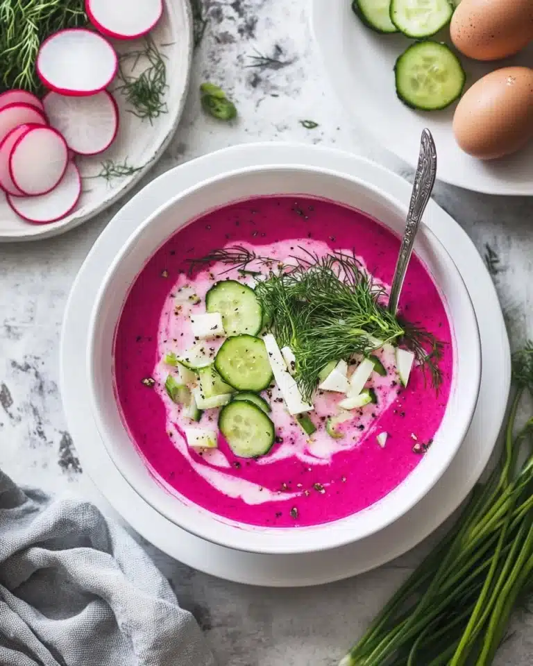 10-Minute Cold Beet Soup Recipe