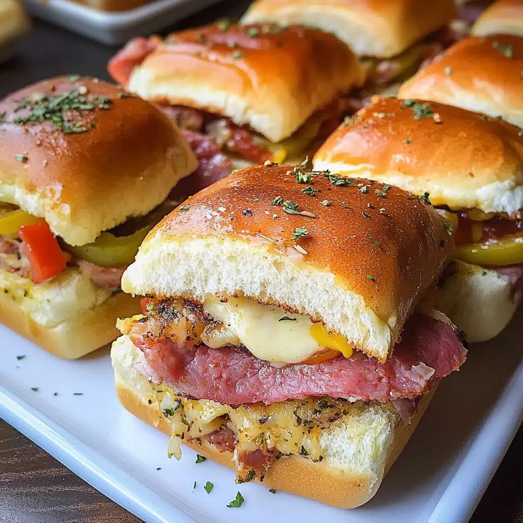 Hot Italian Sub Sliders Recipe - Recipe Image