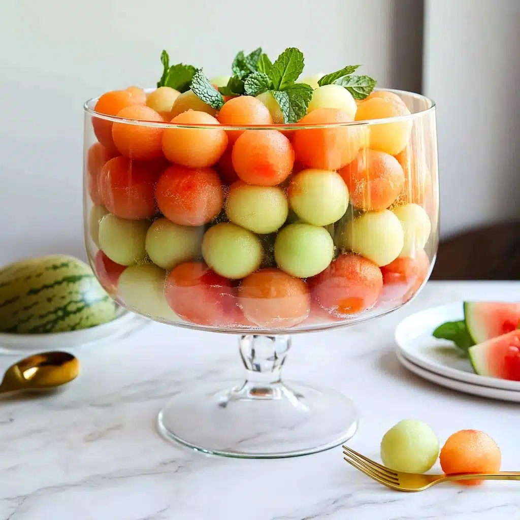 Melon Salad with Lemon Ginger Dressing Recipe - Recipe Image