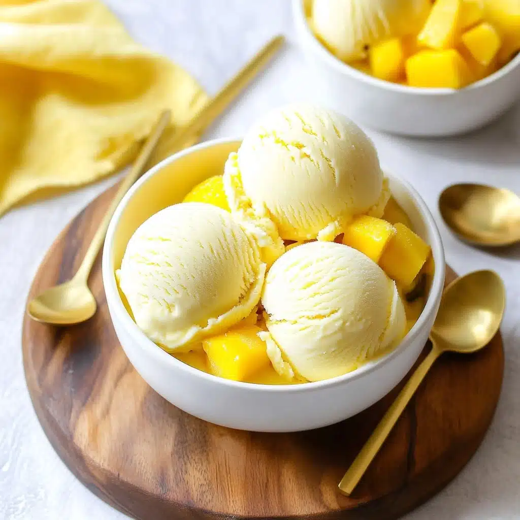 2 Ingredient Pineapple Coconut Sorbet Recipe - Recipe Image