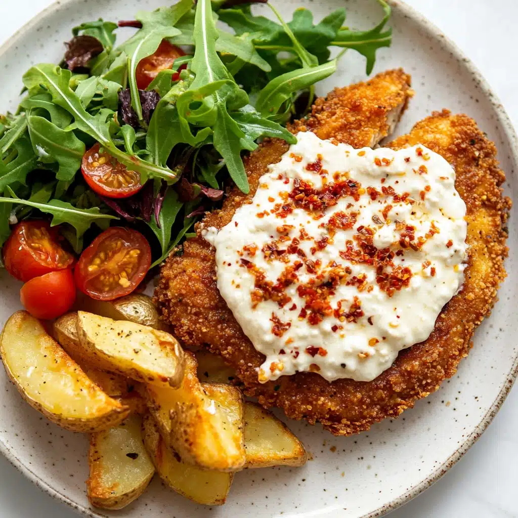 Crispy Hot Honey Feta Chicken Recipe - Recipe Image