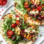 Hot Honey Halloumi Flatbreads Recipe