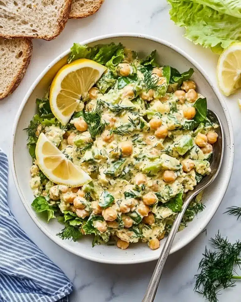 Creamy Chickpea Salad Recipe