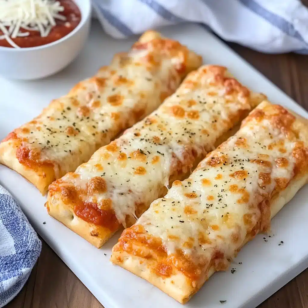 Easy Cheesy Breadsticks Recipe - Recipe Image