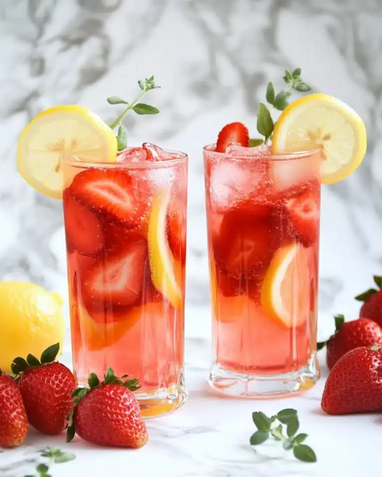 Strawberry Sprite Mocktail Recipe