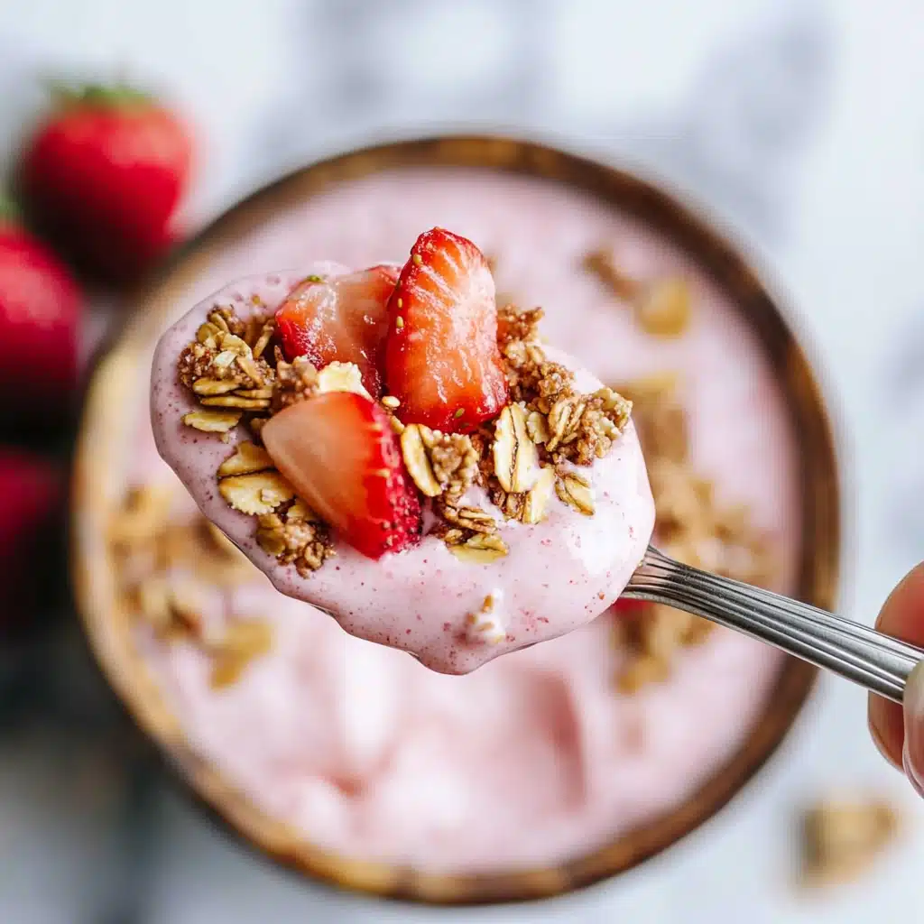 Easy Strawberry Banana Smoothie Bowl Recipe - Recipe Image