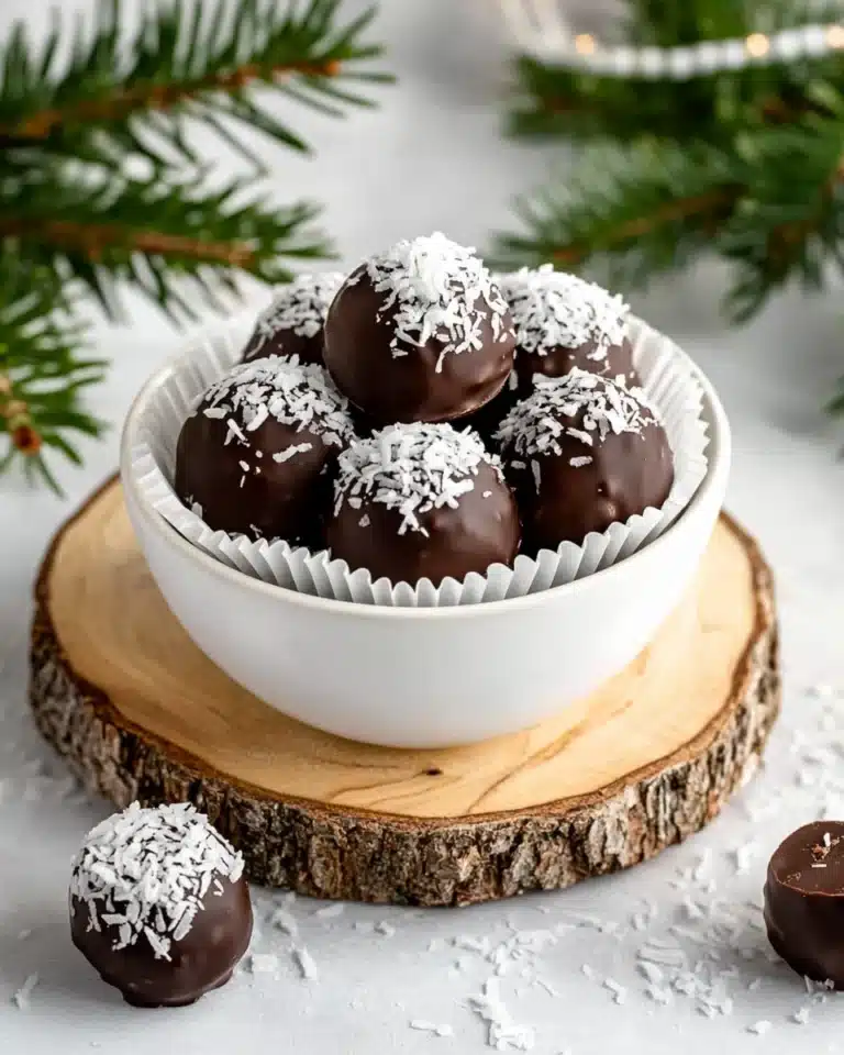 Chocolate Coconut Balls Recipe