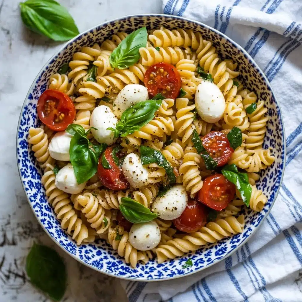 Roasted Red Pepper Pasta Salad Recipe - Recipe Image