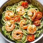 Pesto Shrimp Zoodles Recipe
