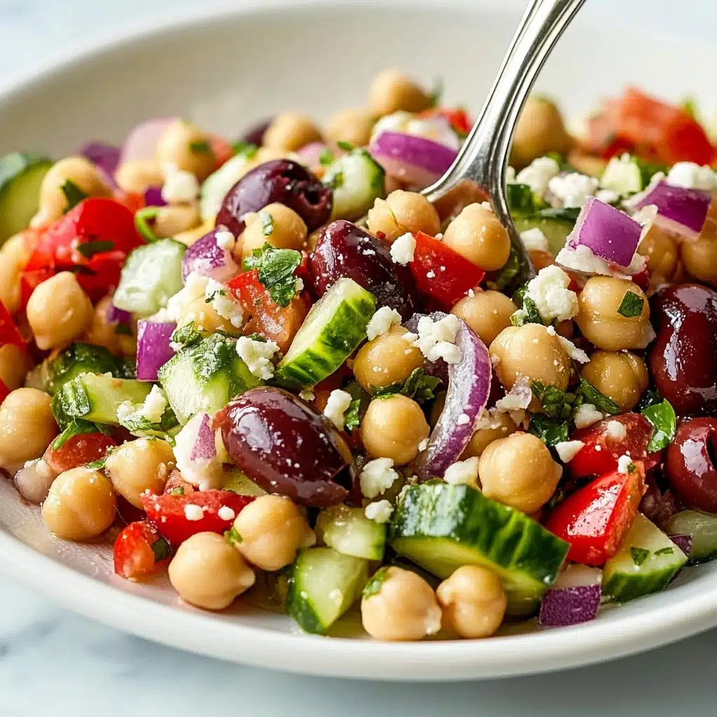 Mediterranean Chickpea Salad Recipe - Recipe Image