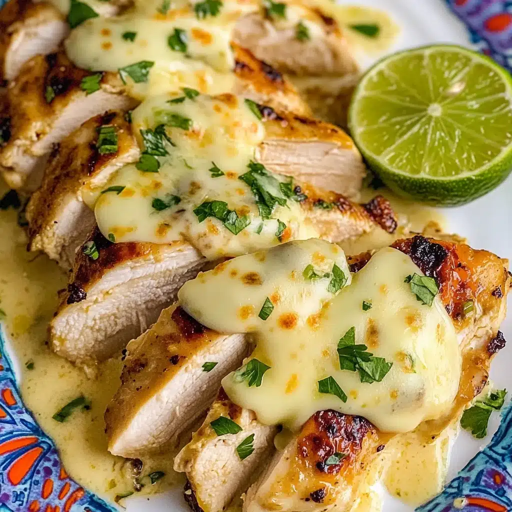 Grilled Salsa Verde Chicken with Pepper Jack Recipe - Recipe Image