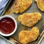 Three-Ingredient Crispy Oven Fried Chicken Tenders Recipe