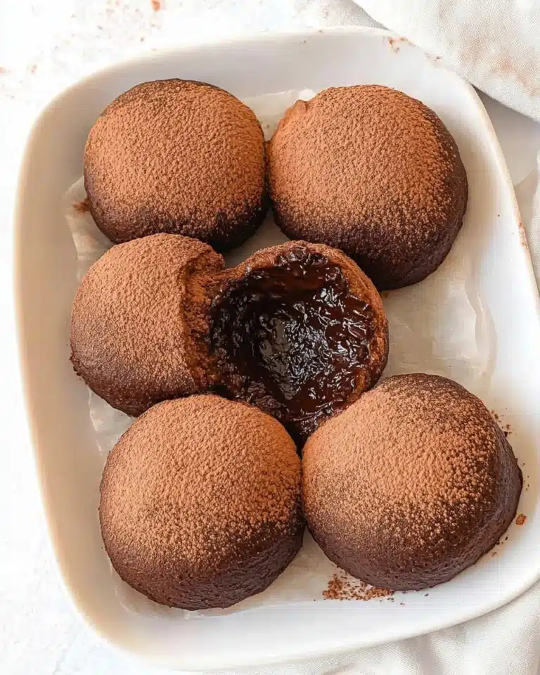 Chocolate Mochi with Chocolate Ganache Recipe
