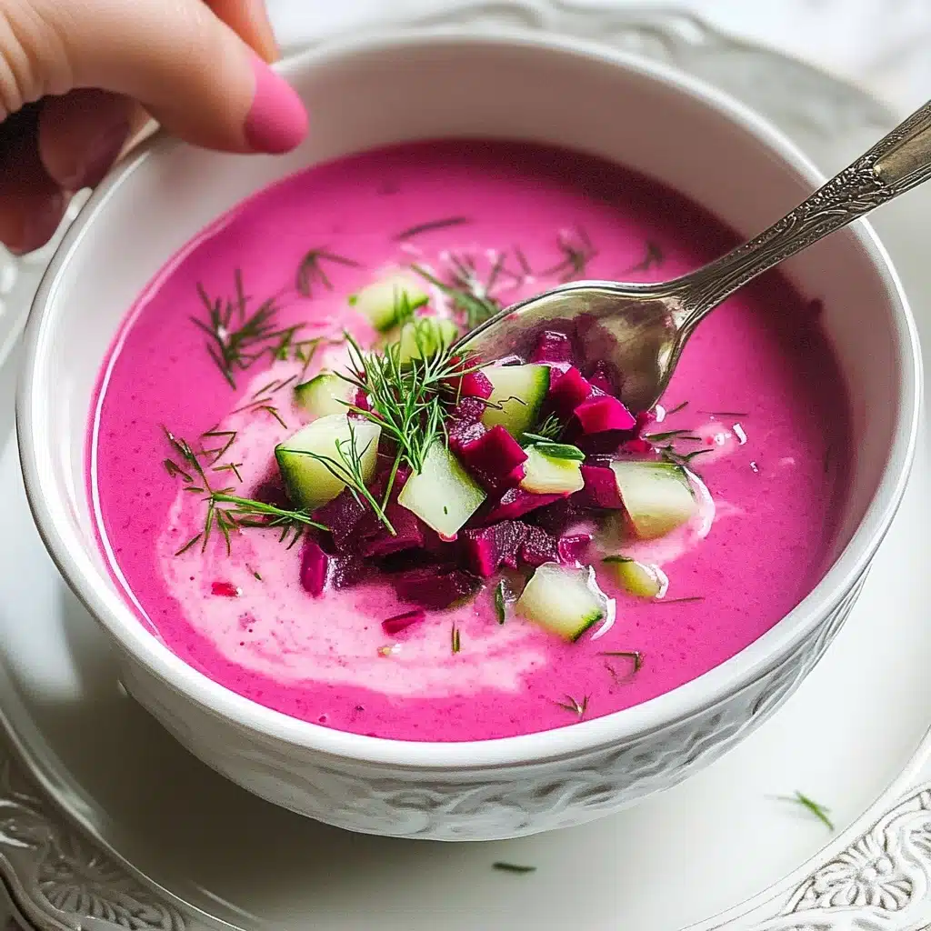 10-Minute Cold Beet Soup Recipe - Recipe Image