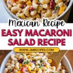 Mexican Macaroni Salad Recipe