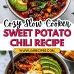 Slow Cooker Sweet Potato Black Bean Chili Recipe