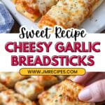 Easy Cheesy Breadsticks Recipe