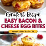 Bacon & Cheese Egg Bites Recipe