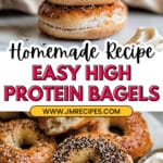 Homemade High Protein Bagels Recipe