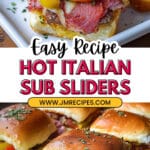 Hot Italian Sub Sliders Recipe