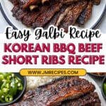 Grilled Beef Galbi Recipe