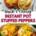Instant Pot Stuffed Peppers with Ground Beef Recipe