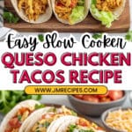 Slow Cooker Queso Chicken Tacos Recipe