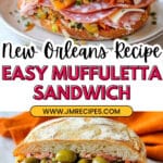 New Orleans Muffuletta Sandwich Recipe