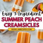 3-Ingredient Healthy Peach Creamsicles Recipe