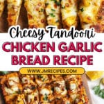Tandoori Chicken Garlic Bread Recipe