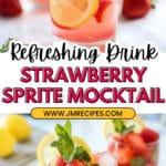 Strawberry Sprite Mocktail Recipe