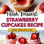 Fresh Strawberry Cupcakes Recipe